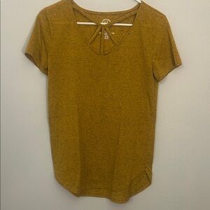 Maurices Mustard Short Sleeve Tee